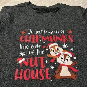 NWT - Disney Chip and Dale Holiday T-shirt.  Size M.